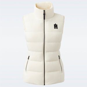 MACKAGE GISELA CREAM XS - BRAND NEW LADIES DOWN VEST